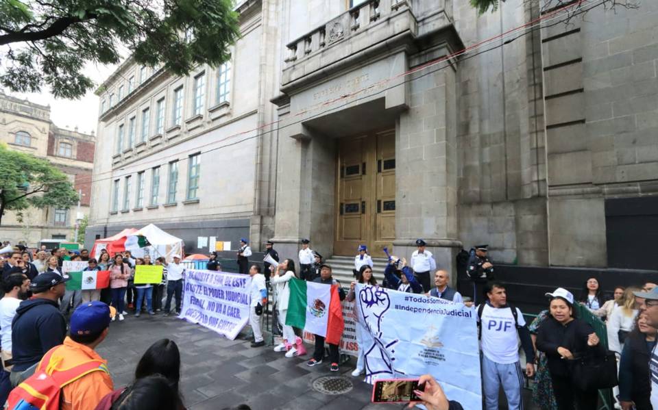 Protesta en SCJN