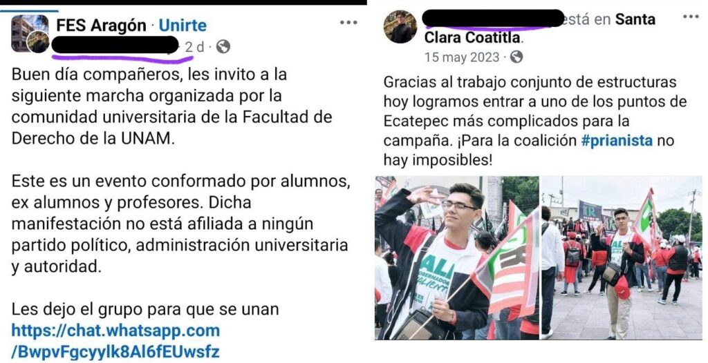 Publicaciones de estudiante organizador de marcha