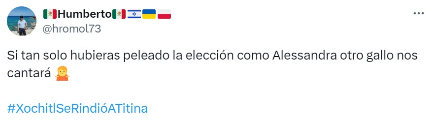 Usuarios critican a Xóchitl Gálvez