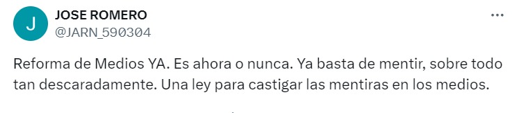 Usuarios piden reforma de medios