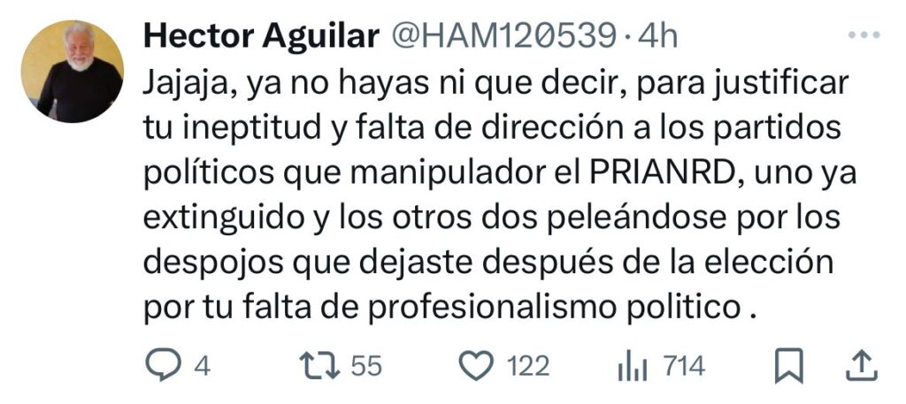 Ya no haya que decir para justificar ineptitud