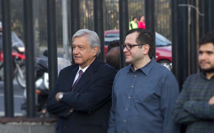 AMLO y José Ramón Beltrán