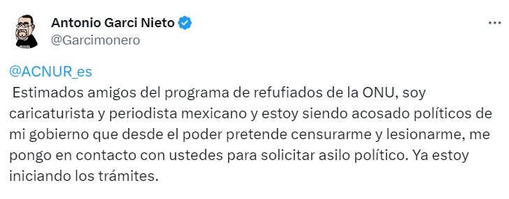 Antonio Garci Nieto asilo a la ONU