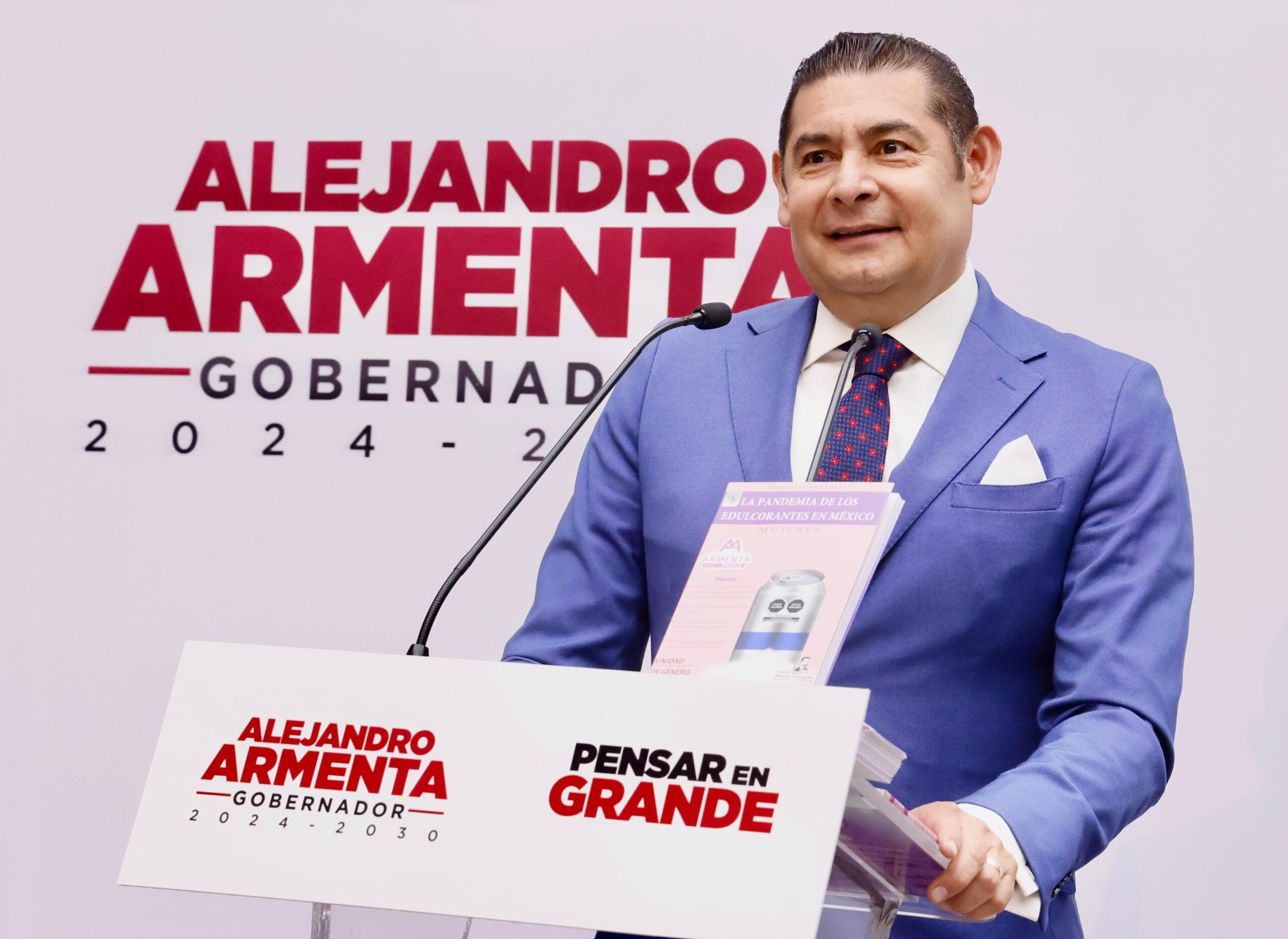 Armenta detalla proyectos Puebla