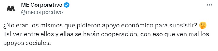 Alazraki pidió dinero para subsistir