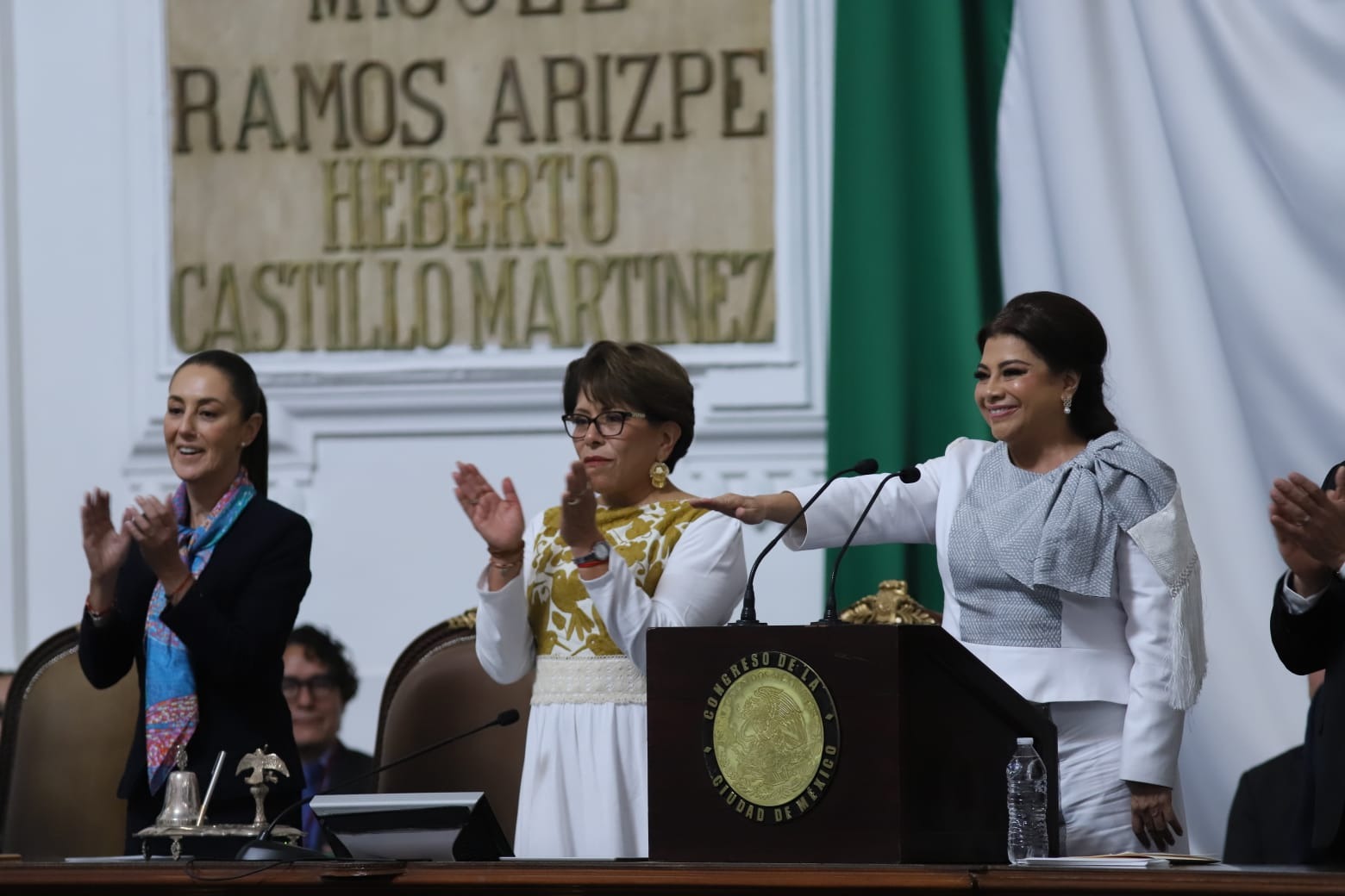 Clara Brugada asume jefatura de Gobierno de la CDMX