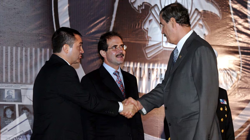 García Luna y Vicente Fox