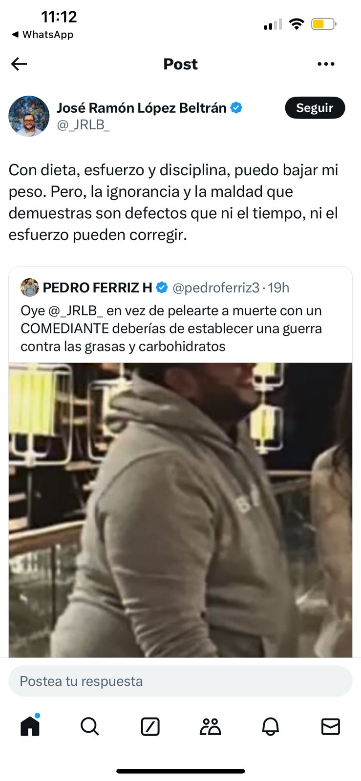 Hijo de AMLO post