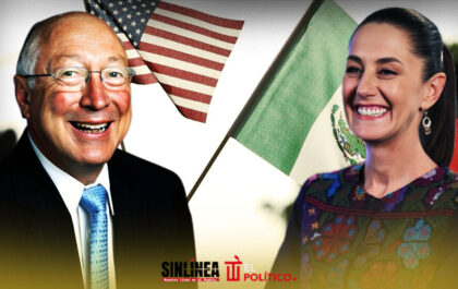 Ken Salazar elogia a Sheinbaum y presume relación EU-México