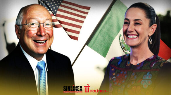 Ken Salazar elogia a Sheinbaum y presume relación EU-México