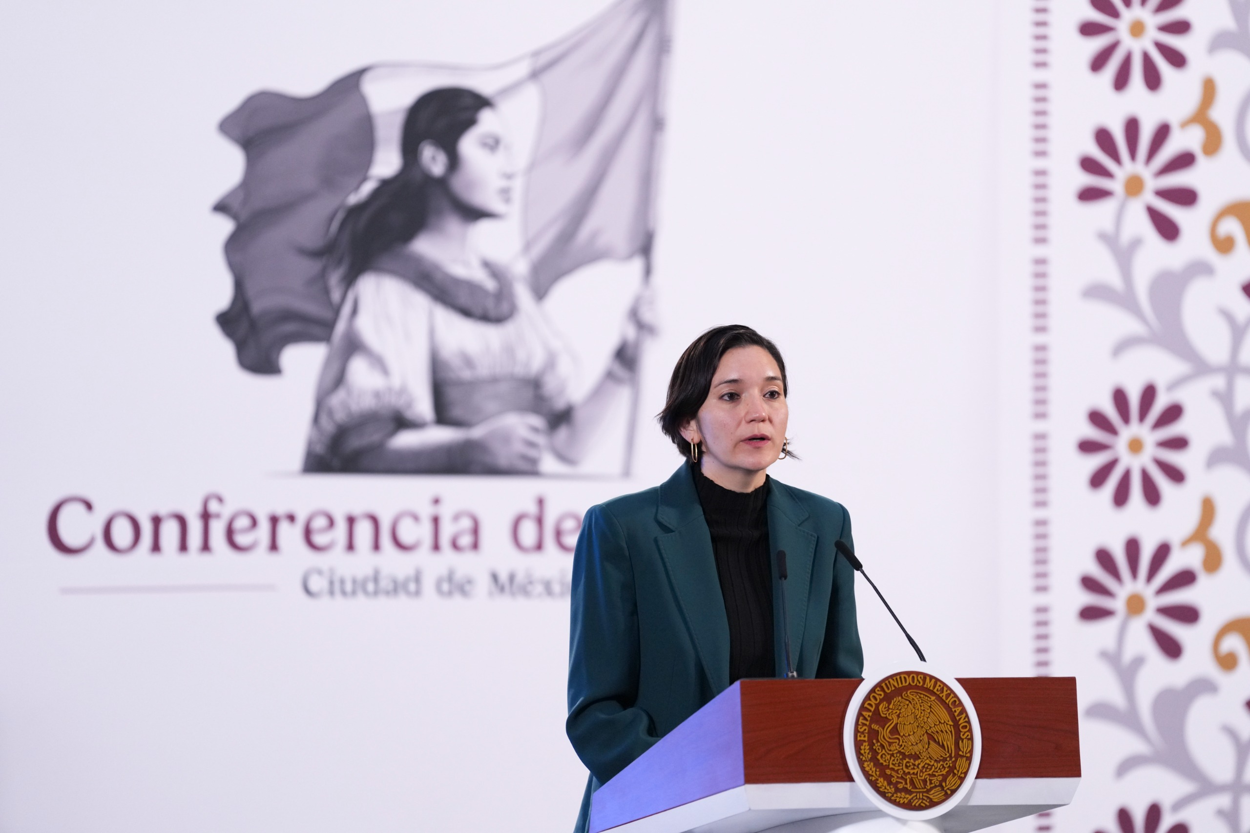 Marcela Figueroa acompaña a Sheinbaum