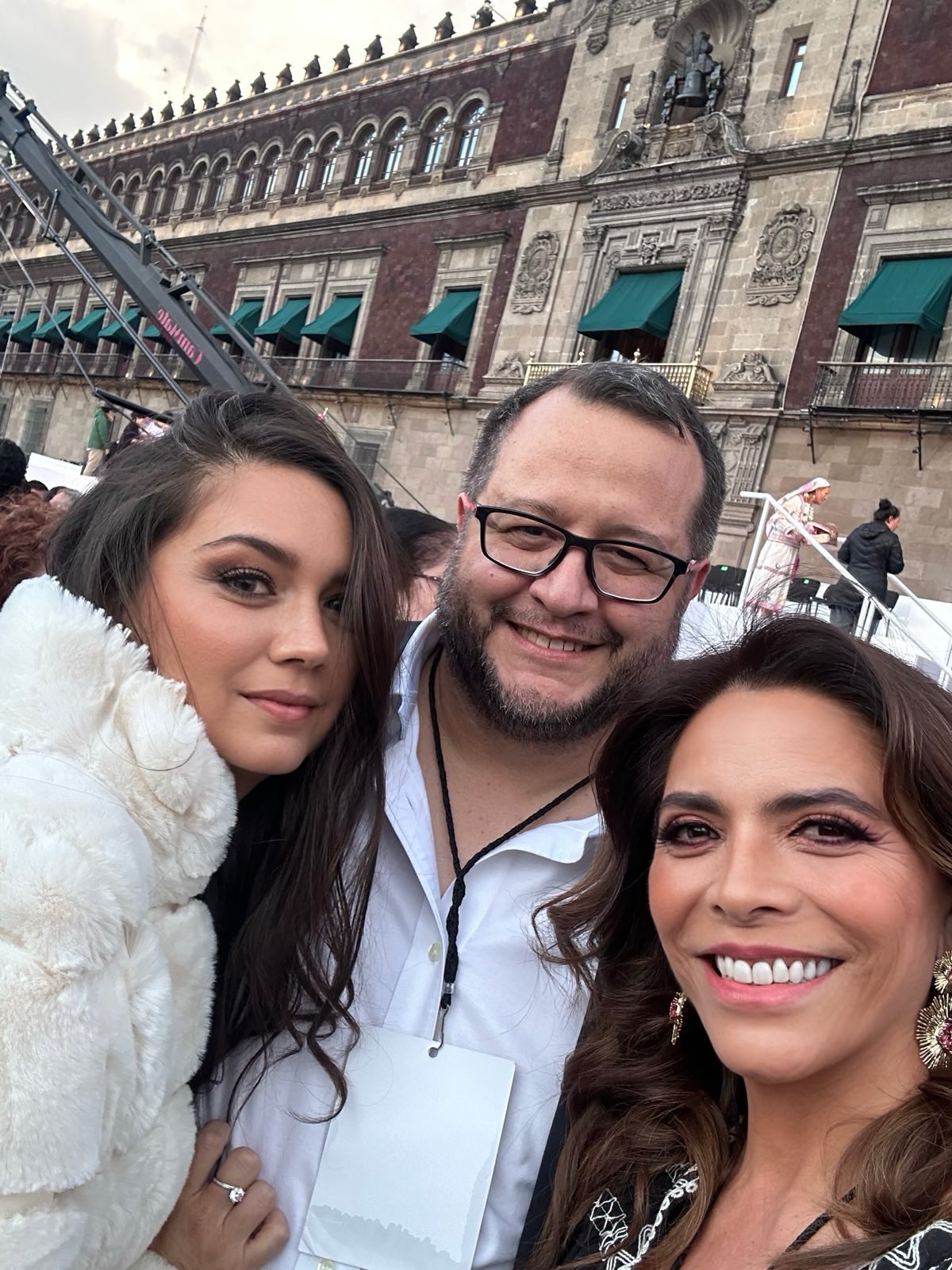 Olivia Salomón en Palacio Nacional