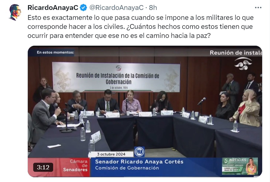 Ricardo Anaya politiza tragedia 