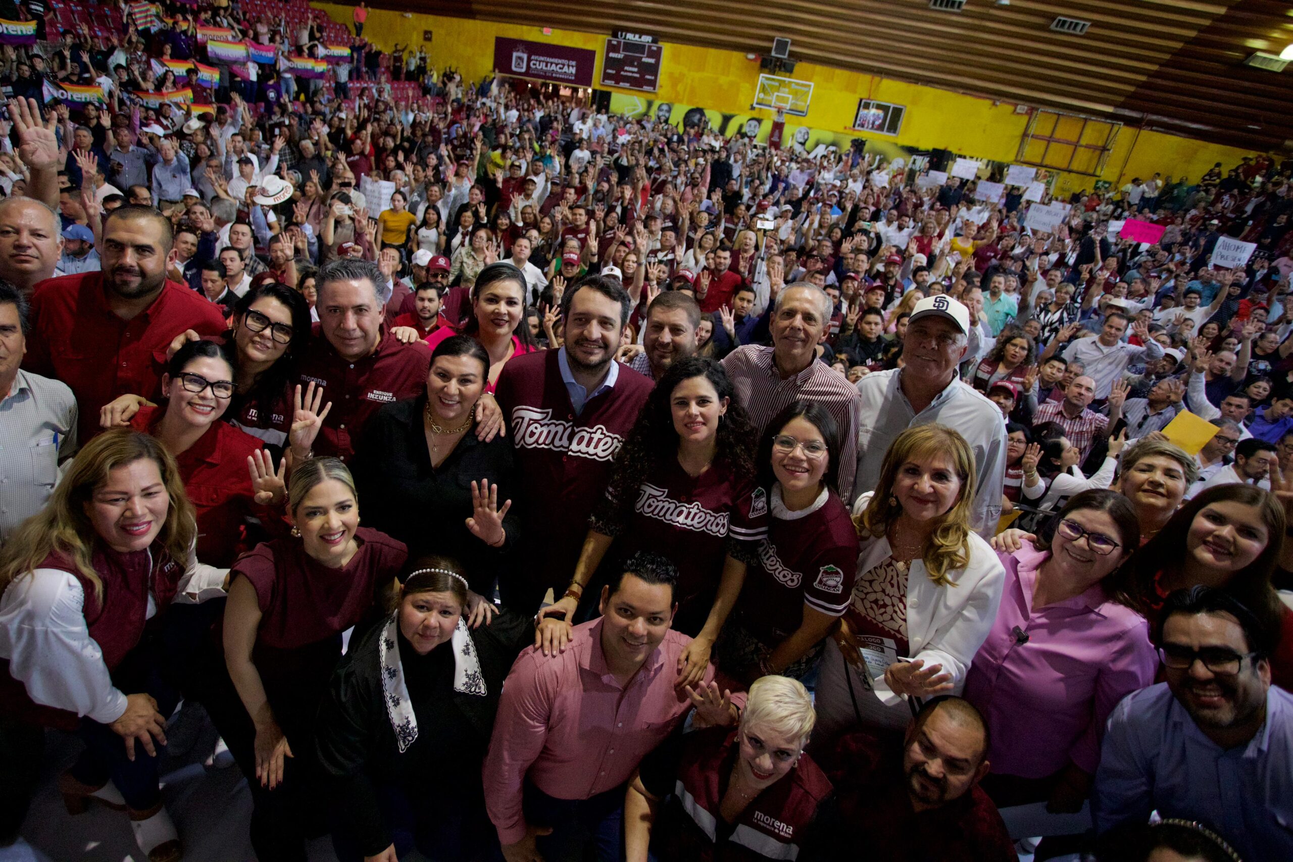 Andy López y Luisa María Alcalde buscan afiliación de nuevos simpatizantes de Morena 