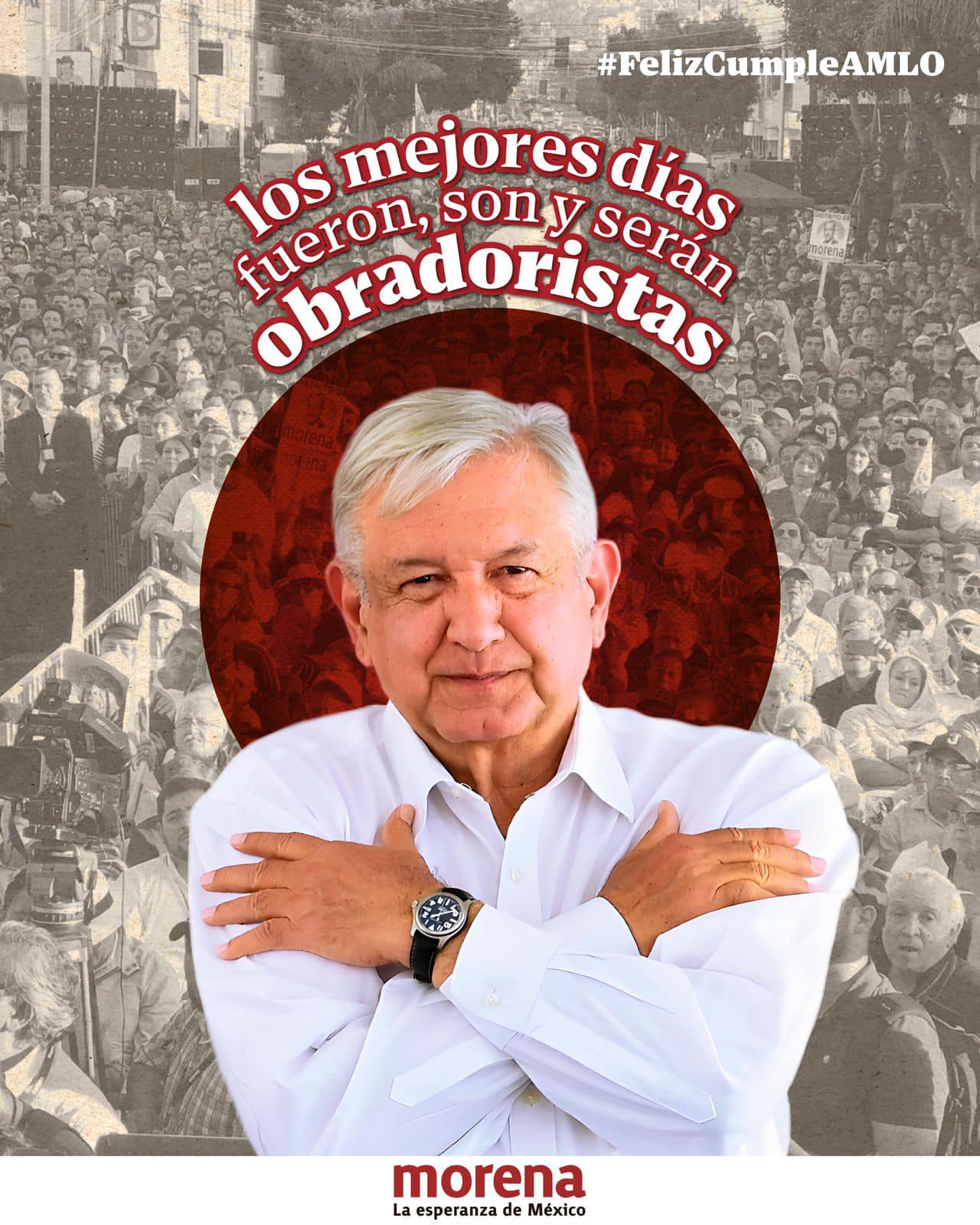 Beatriz felicita a AMLO