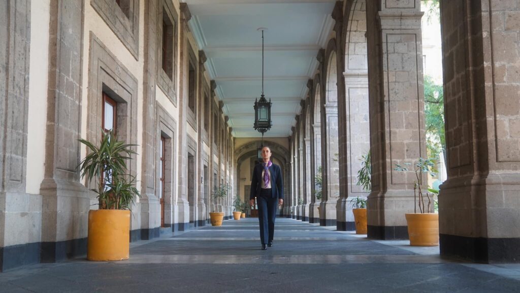 Claudia Sheinbaum en Palacio Nacional