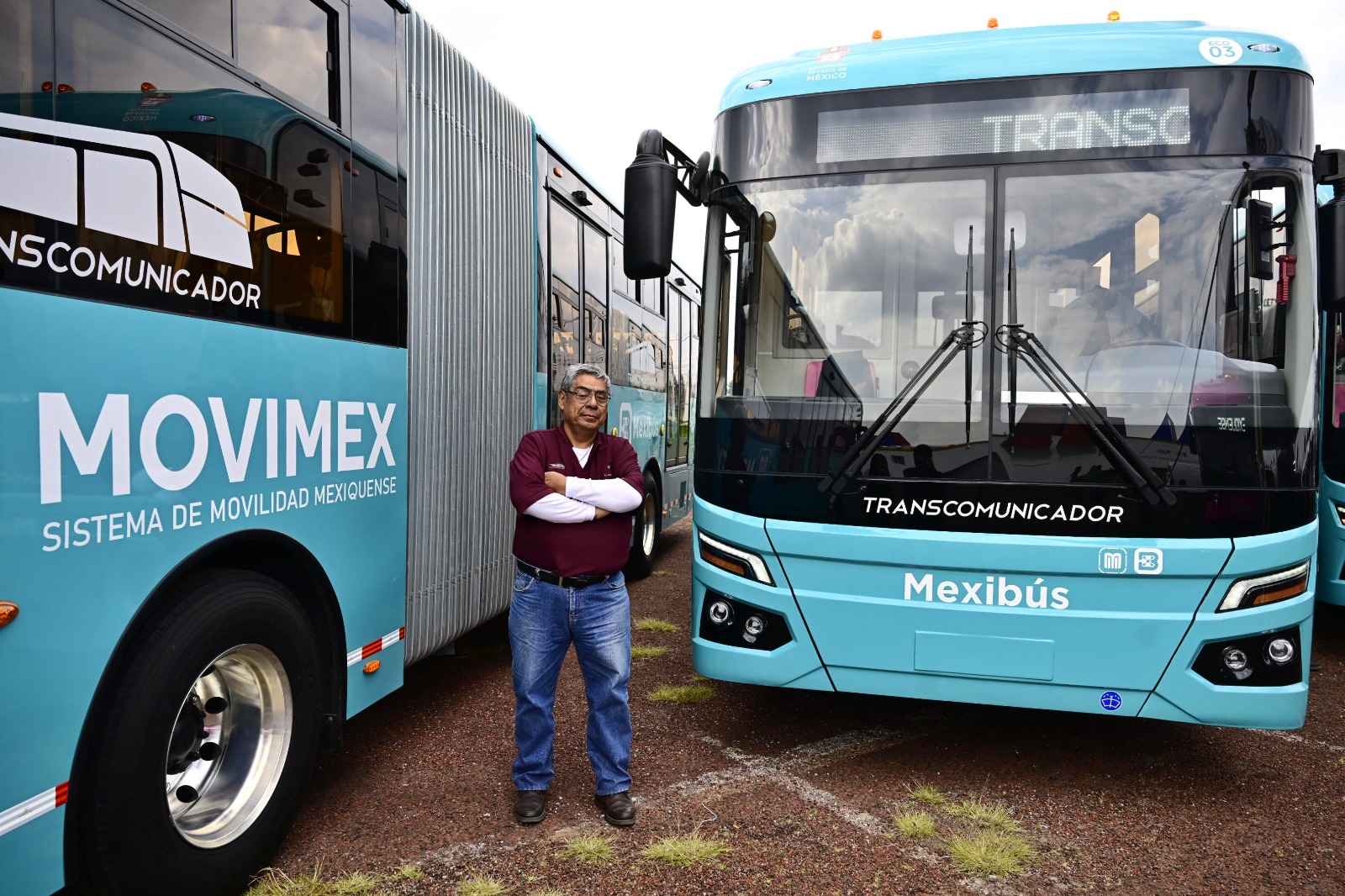 Delfina Gómez entrega unidades de Mexibus