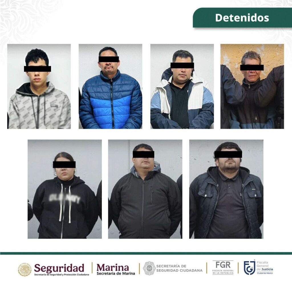 Harfuch informa detenidos cateo CDMX