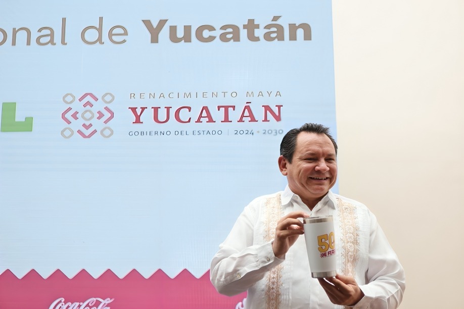 Huacho Díaz impulsará Feria Internacional de Yucatán Xmatkuil