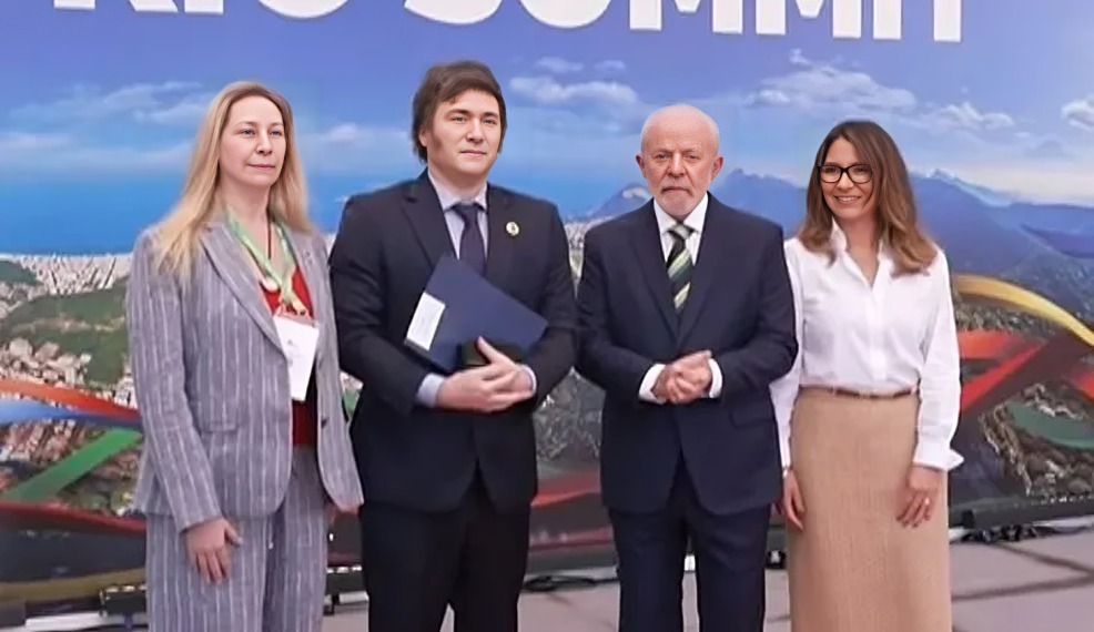 Milei y Lula da Silva en el G20