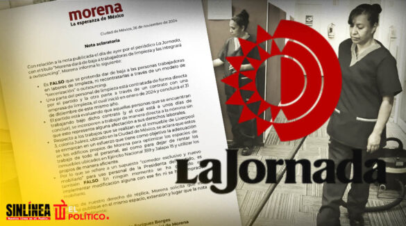 Morena desmiente a La Jornada sobre despido de trabajadoras