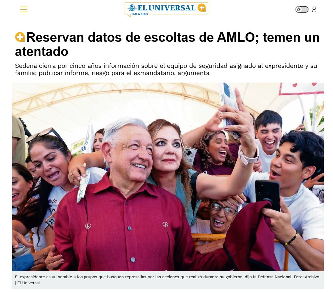 Noticia falsa de El Universal contra AMLO