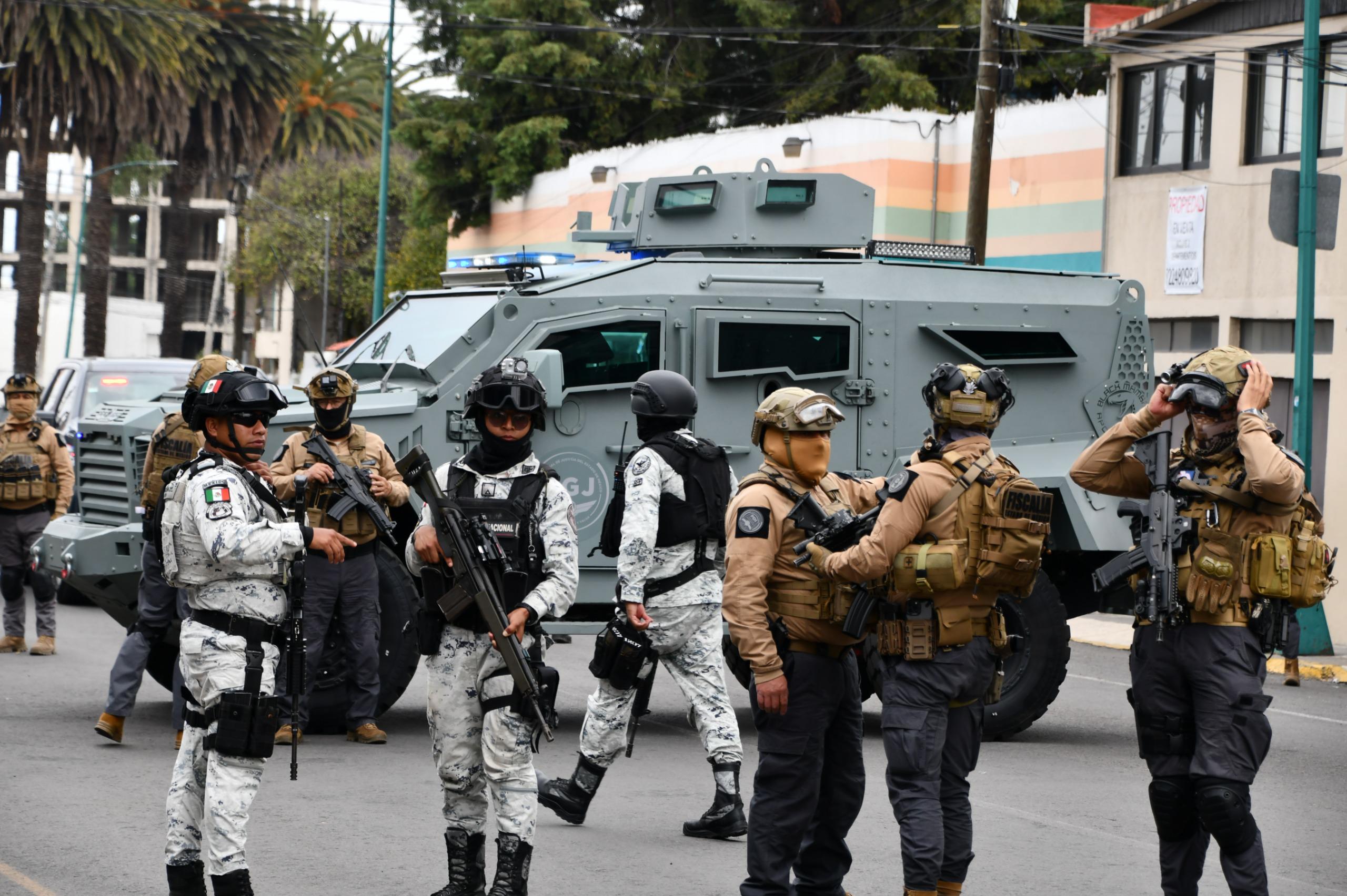 Operativo de seguridad en Edomex