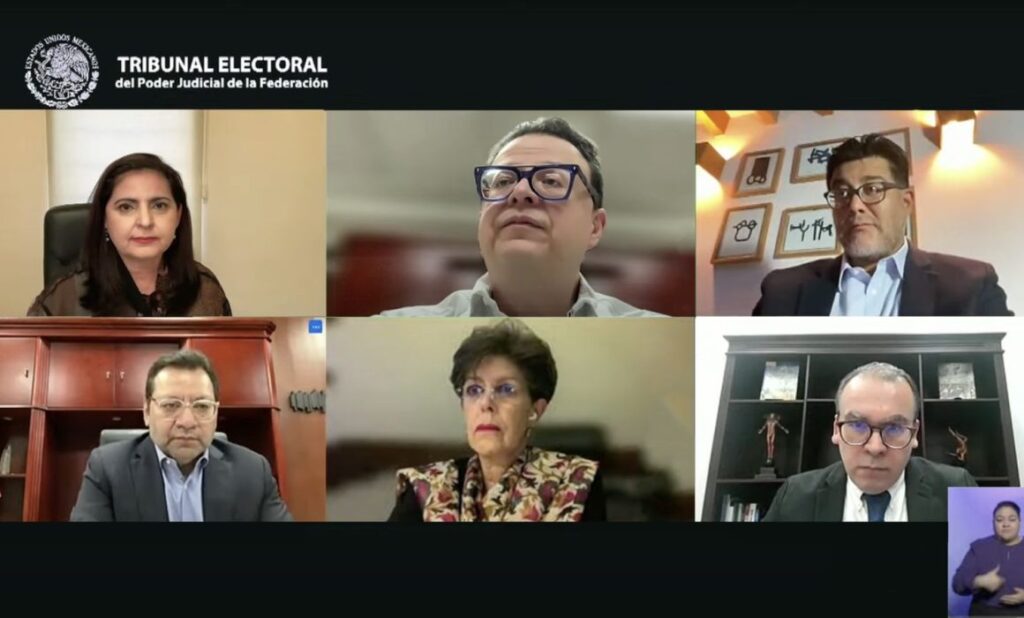 Sesión del Tepjf sobre elección judicial