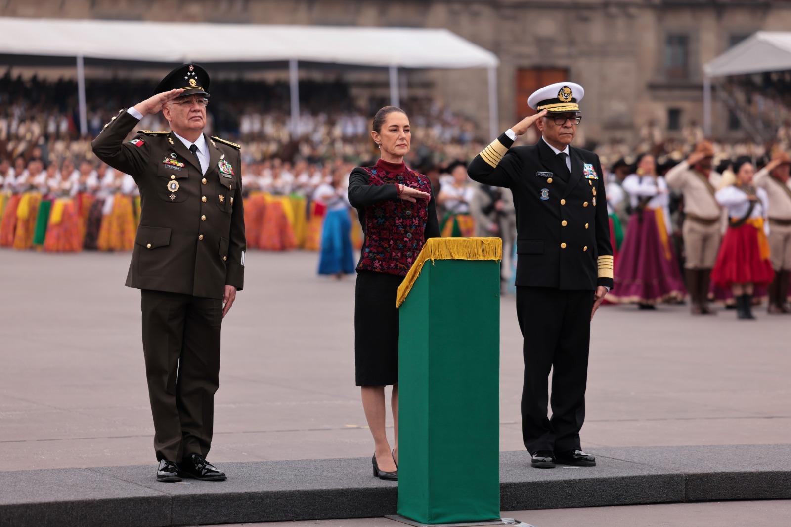 Sheinbaum en el desfile de la Revolución