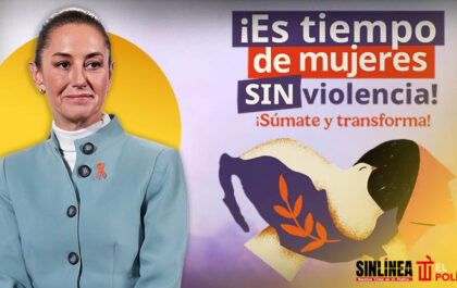 Sheinbaum lanza campaña "Es tiempo de mujeres sin violencia"