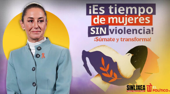 Sheinbaum lanza campaña "Es tiempo de mujeres sin violencia"