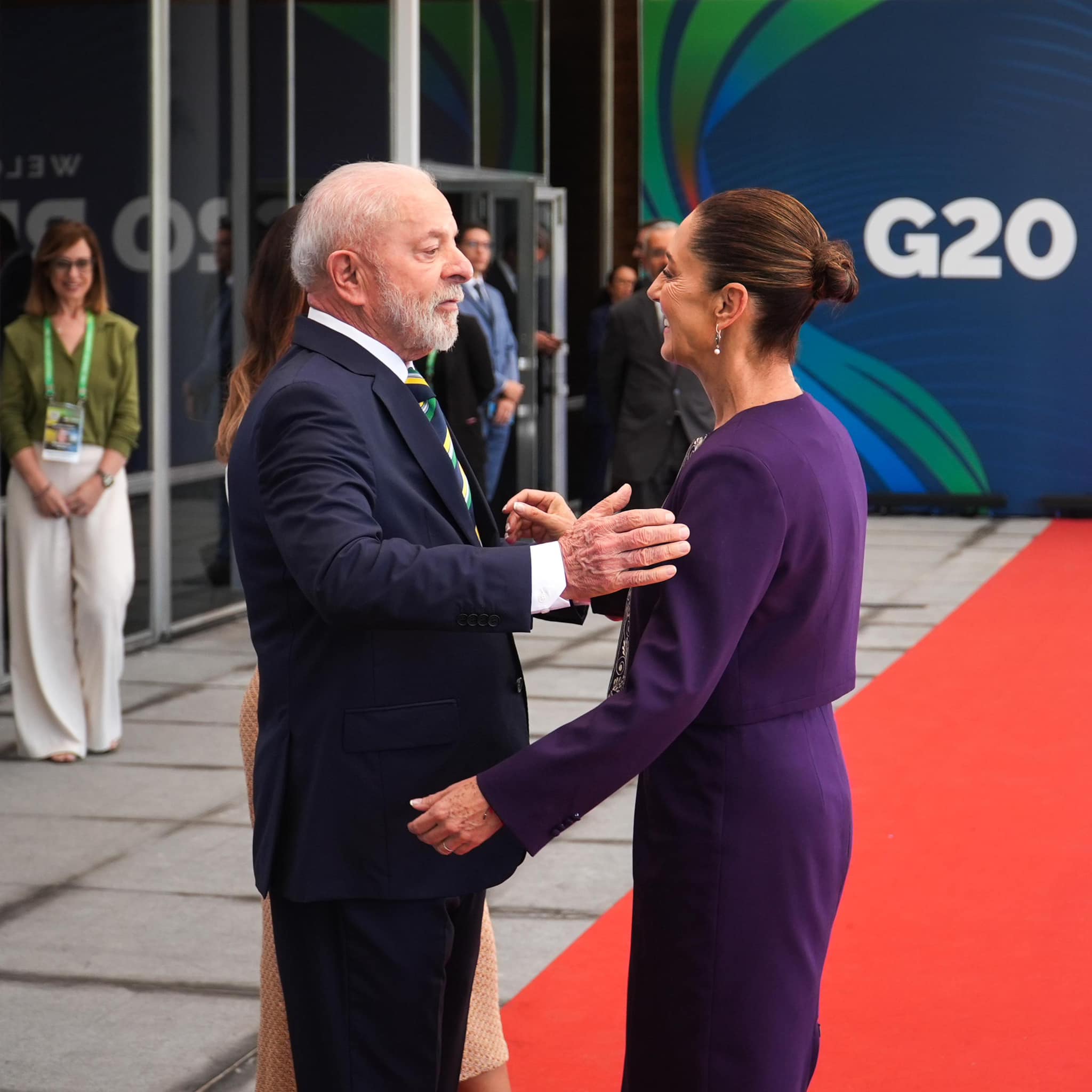 Sheinbaum en la cumbre del G20. ¿Con qué líderes se reunió?