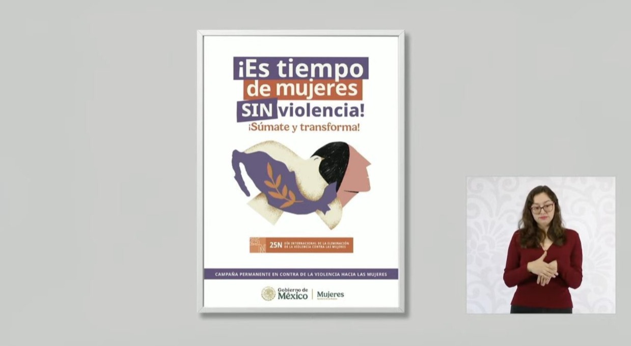 Sheinbaum presenta campaña pro mujeres