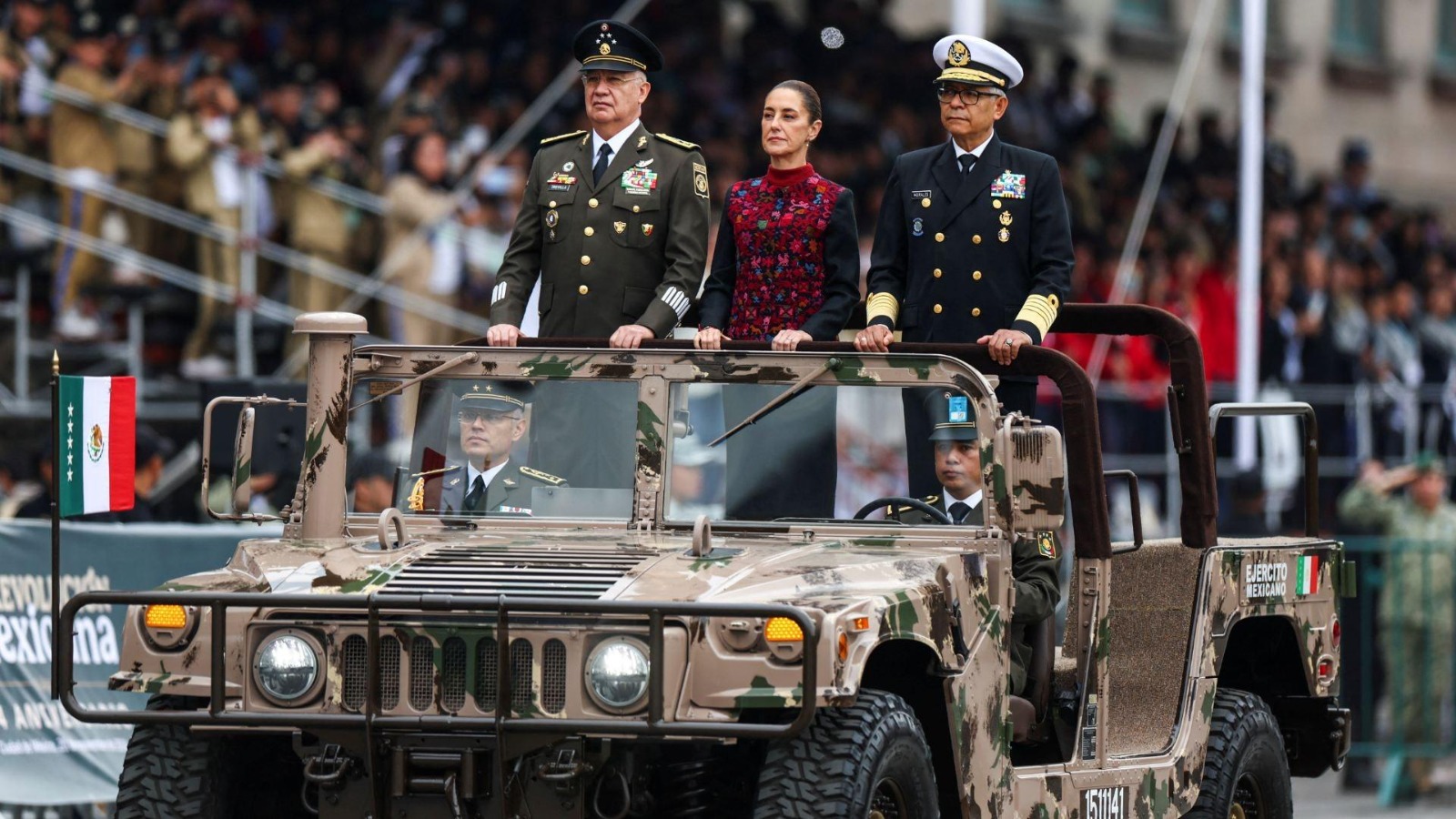 Sheinbaum y Fuerzas Armadas en el desfile de la Revolución