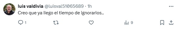 Tiempo de ignorarlos