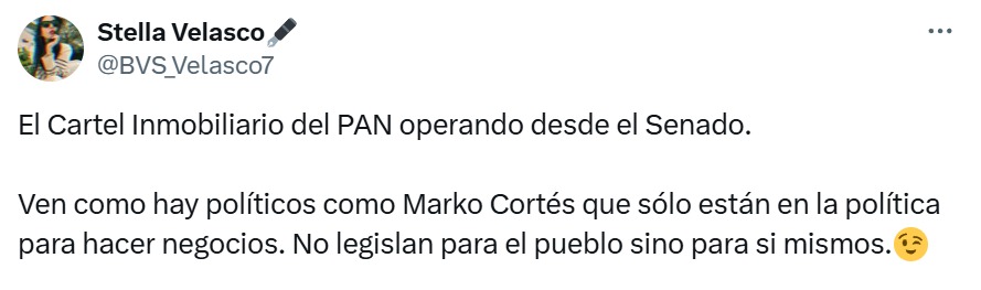 Usuarios critican a Marko Cortés 