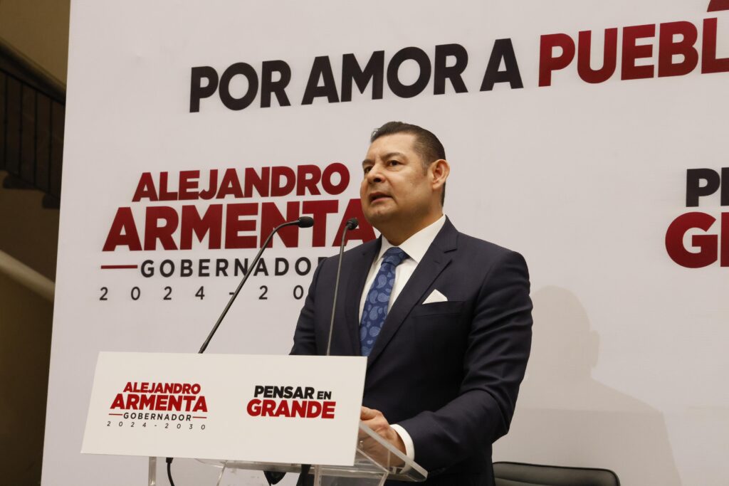 Alejandro Armenta, gobernador electo Puebla