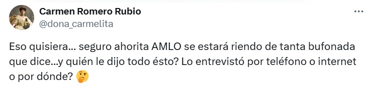 AMLO se ha de reir