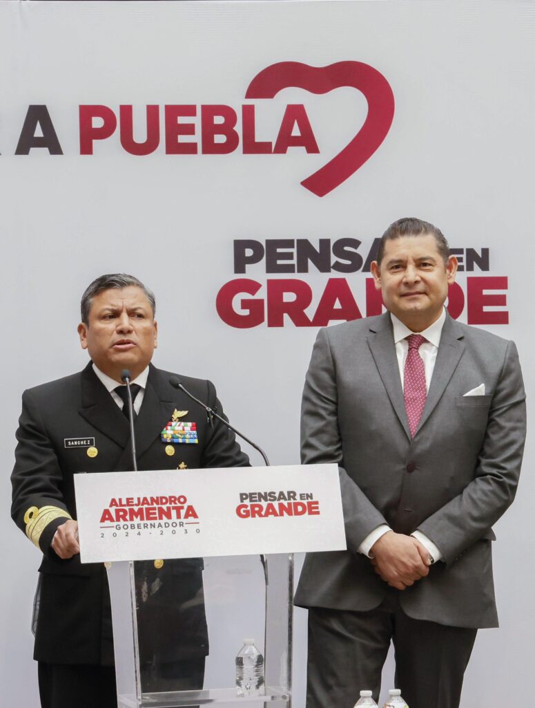 Armenta y secretario de Seguridad