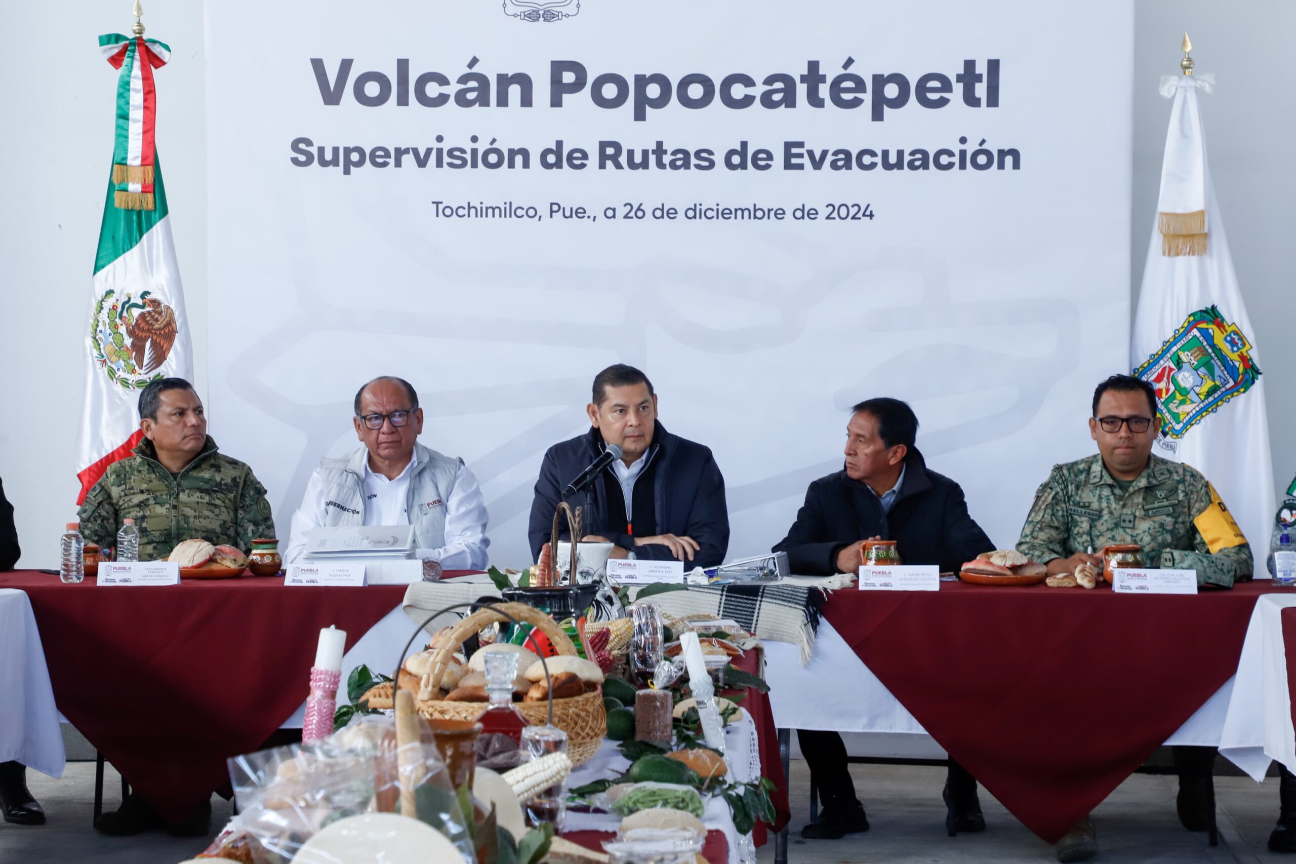 Armenta volcán Popocatépetl