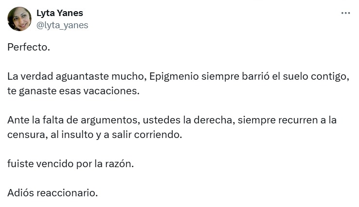 "Epigmenio siempre barrió el suelo contigo"