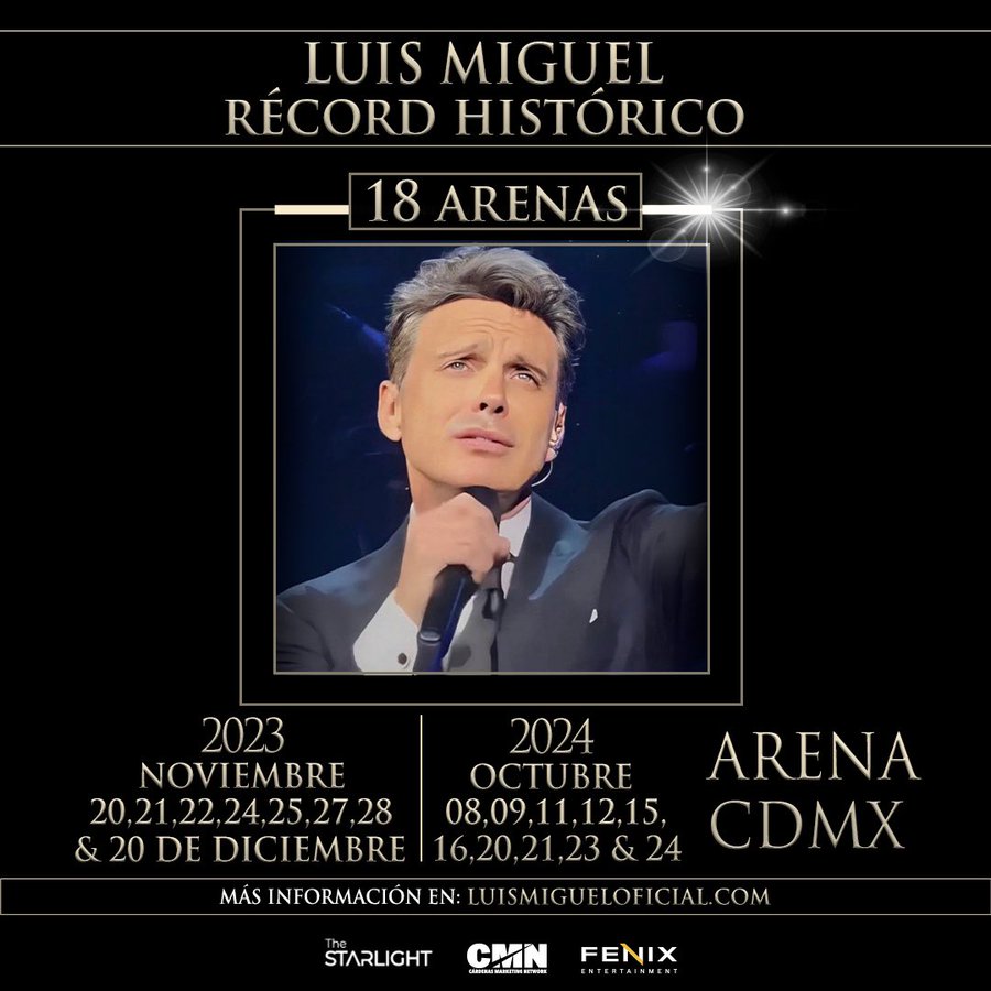 Conciertos de Luis Miguel