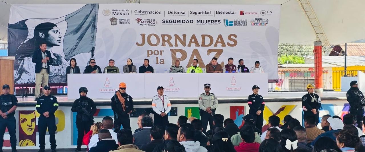 Delfina Gómez muestra resultados de jornadas por la paz