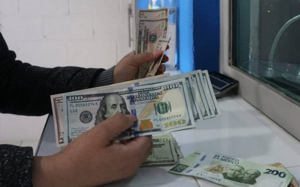 Dólar contra peso mexicano