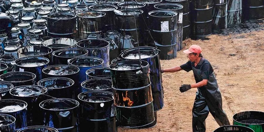 Producción de barriles de Dos Bocas