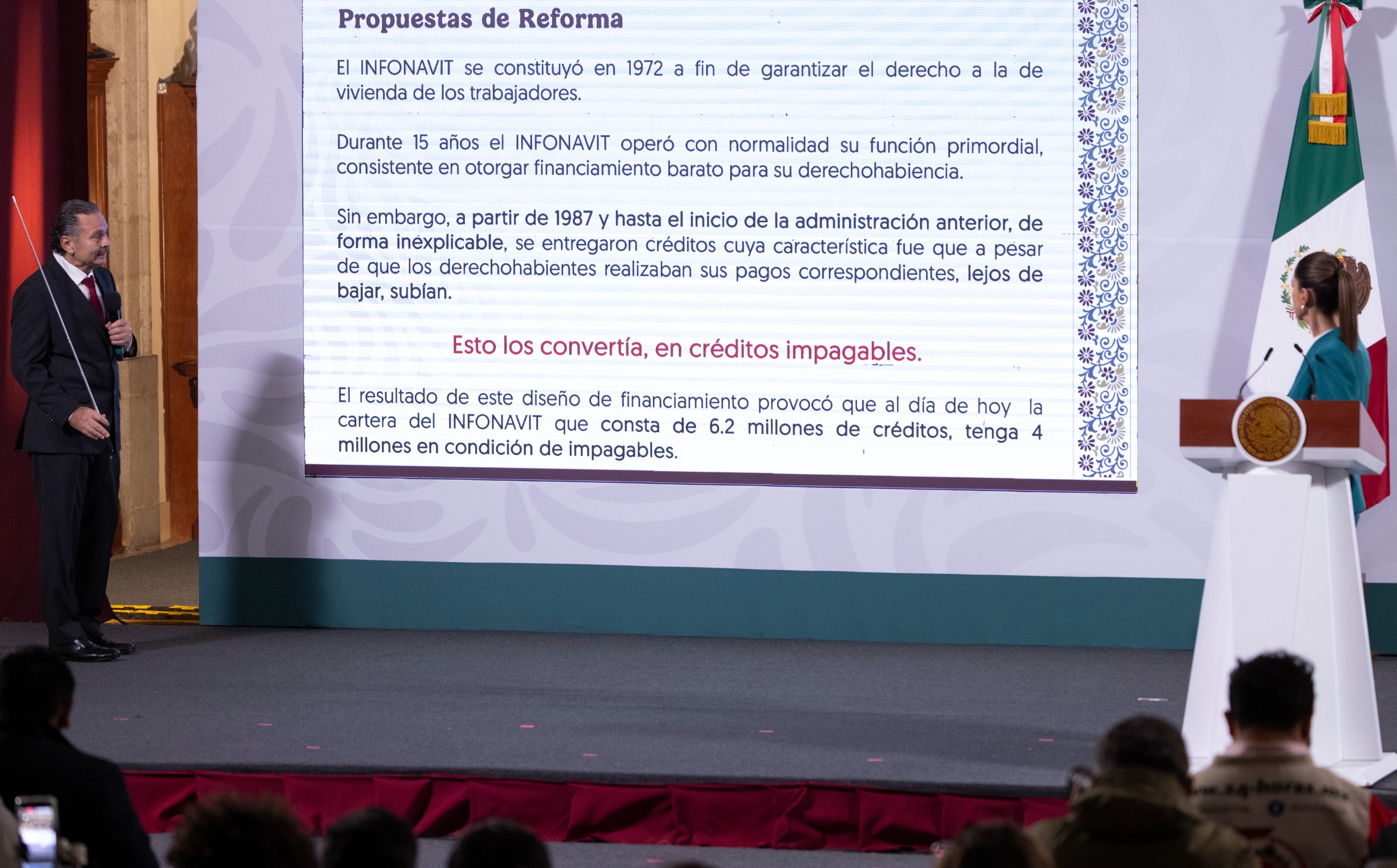 Octavio Romero explica claves de la reforma al Infonavit