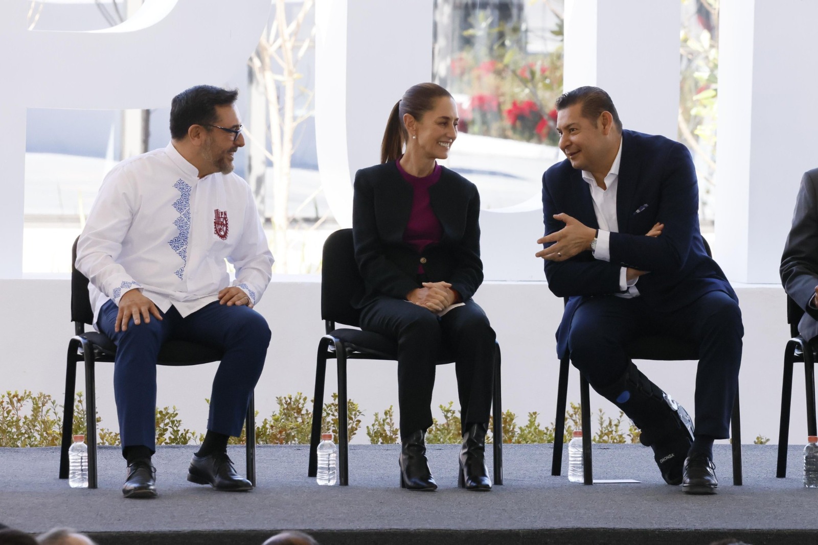 Sheinbaum y Sergio Salomón inauguran sede del IPN en Puebla