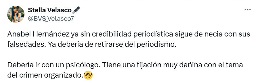 Usuarios se burlan de Anabel Hernández