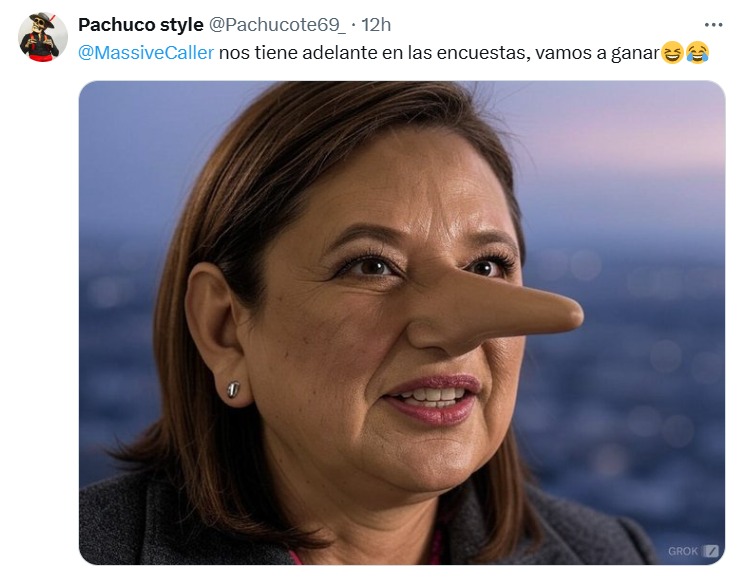 Xóchitl Gálvez mentirosa