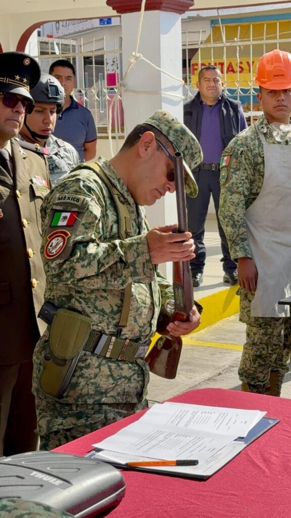 Acciones contra armas en Puebla